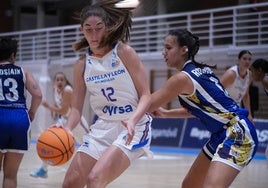 Masa Jankovic y Lucía Rodríguez, en el enfrentamiento de la primera vuelta.