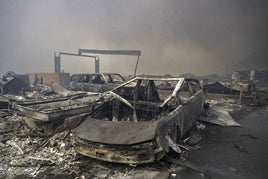 Los estragos de los incendios de Los Ángeles.