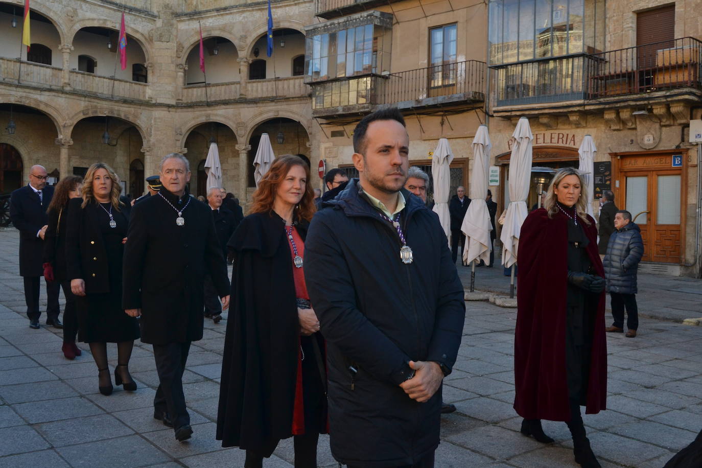 Ciudad Rodrigo arropa a San Sebastián en su marcha a la Catedral