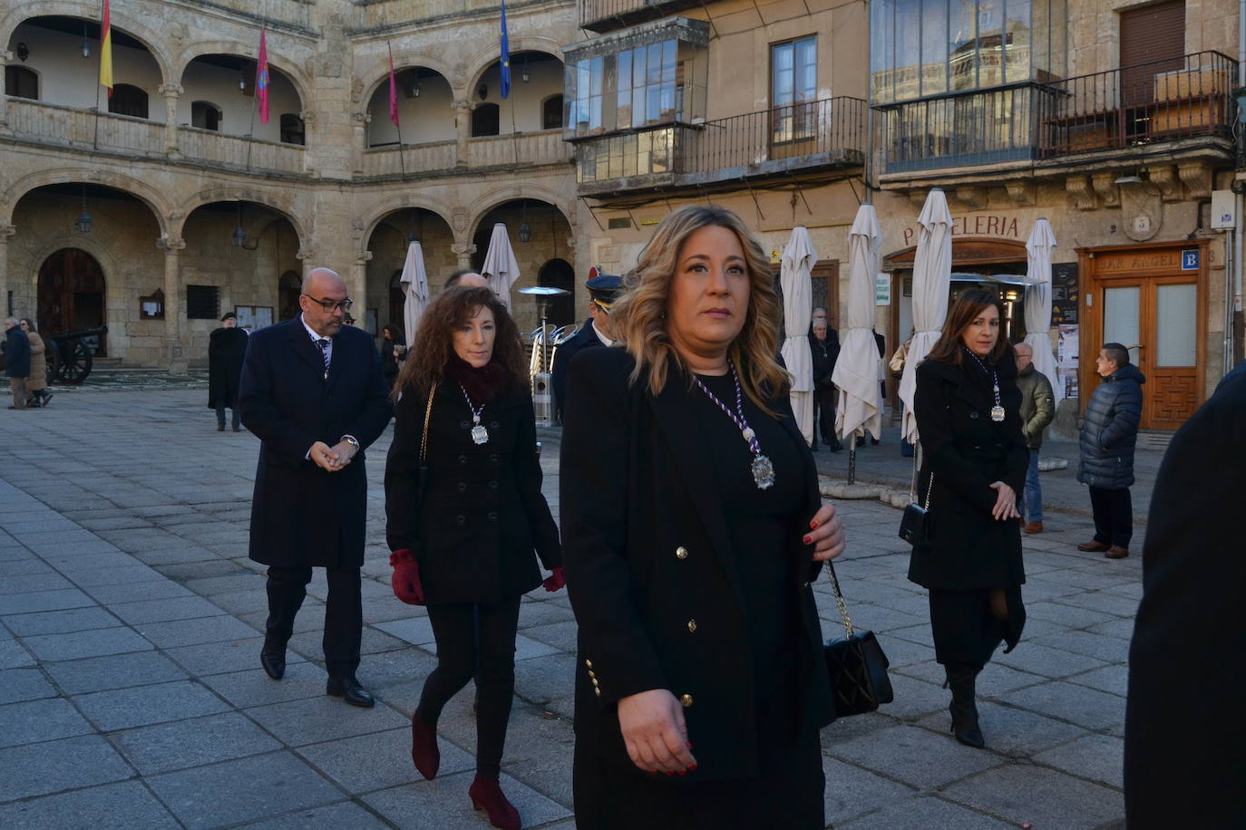 Ciudad Rodrigo arropa a San Sebastián en su marcha a la Catedral