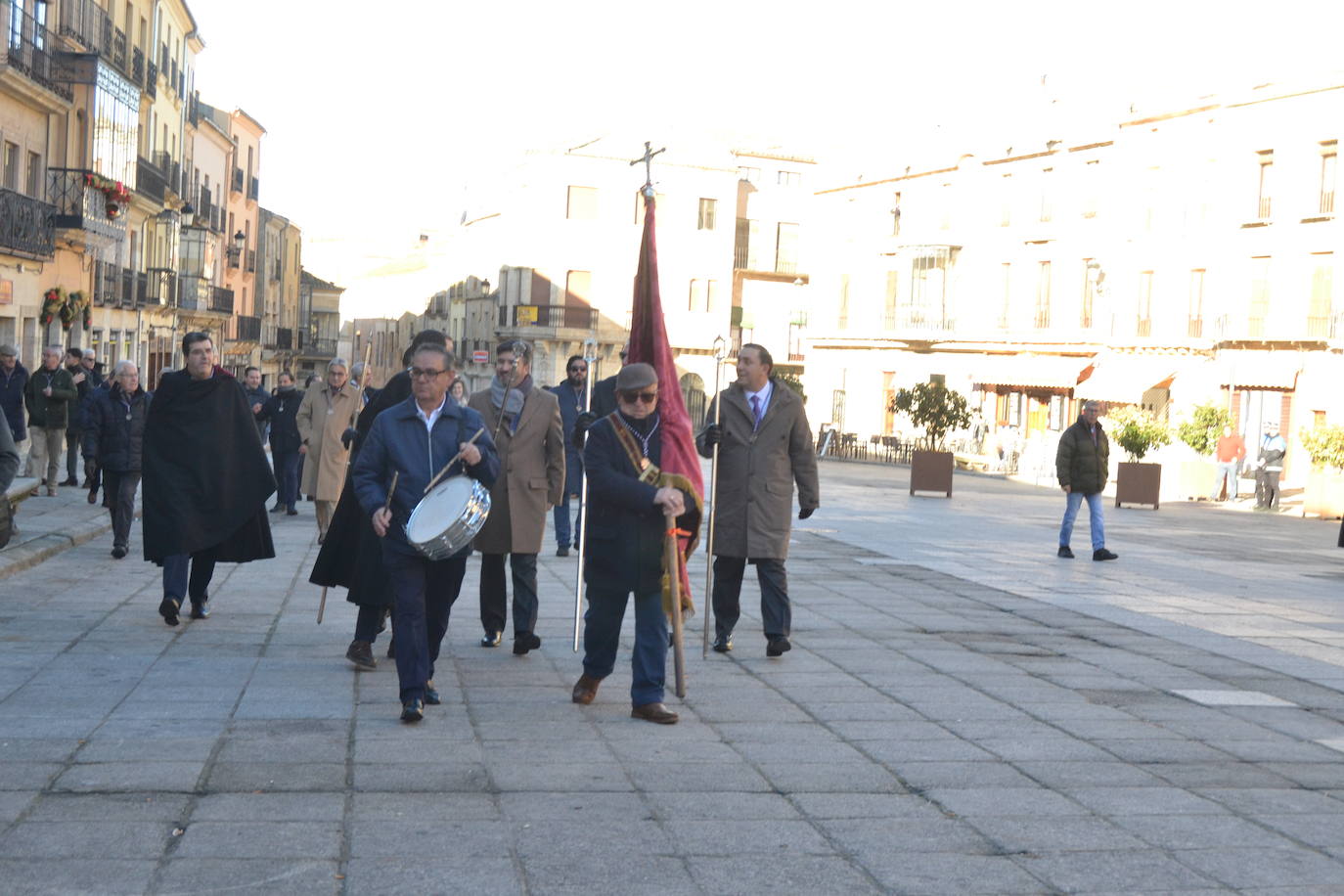 Ciudad Rodrigo arropa a San Sebastián en su marcha a la Catedral