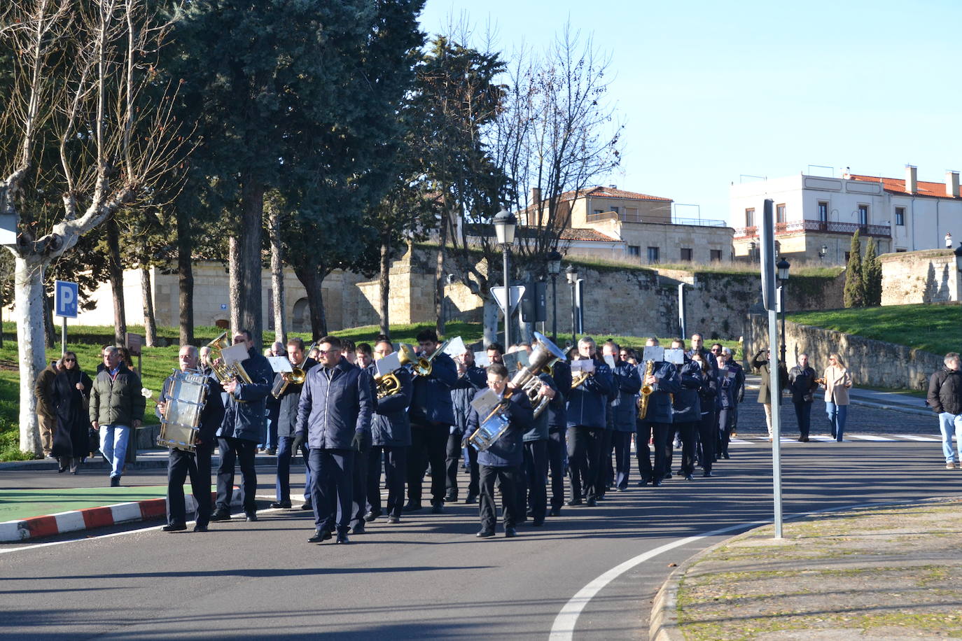 Ciudad Rodrigo arropa a San Sebastián en su marcha a la Catedral