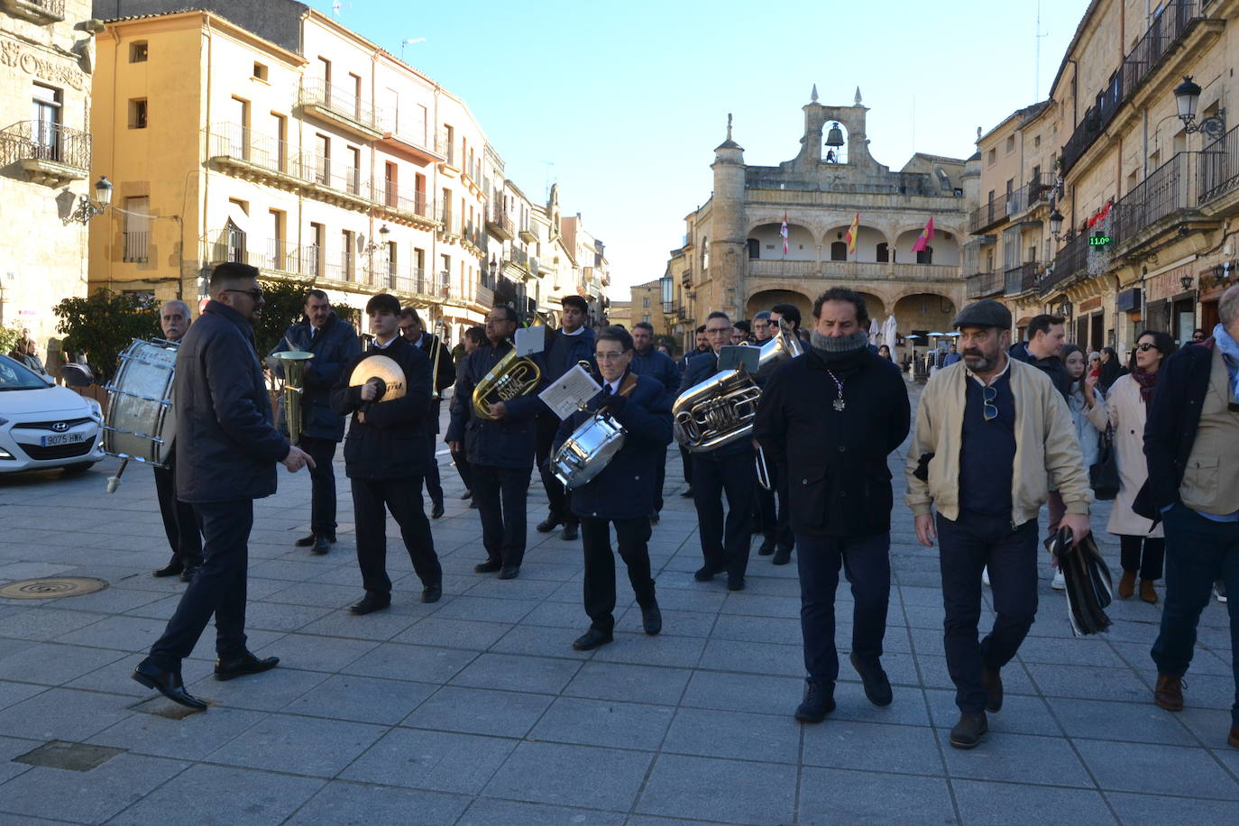 Ciudad Rodrigo arropa a San Sebastián en su marcha a la Catedral