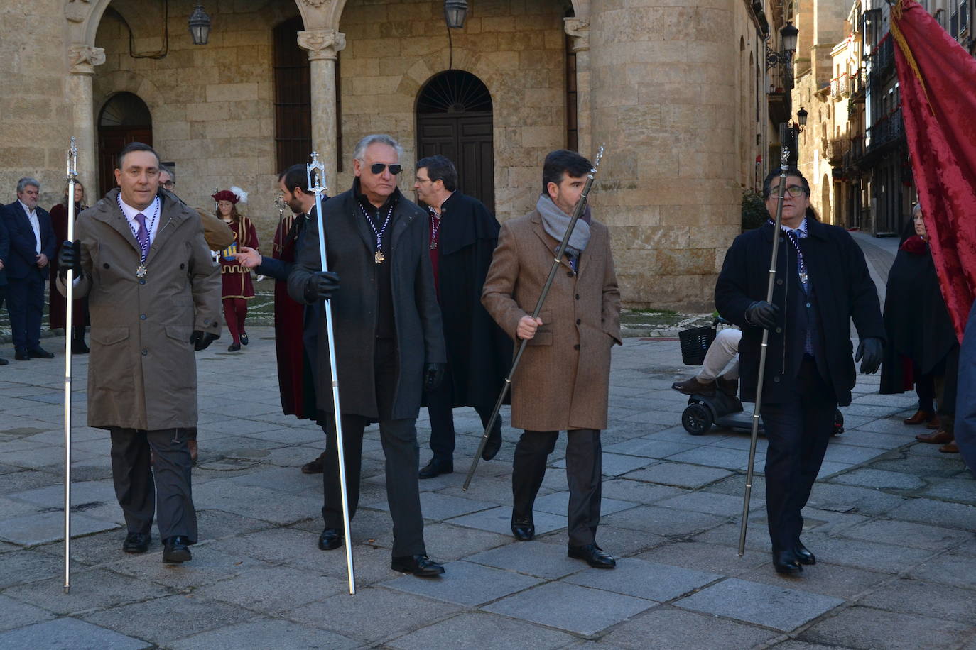 Ciudad Rodrigo arropa a San Sebastián en su marcha a la Catedral