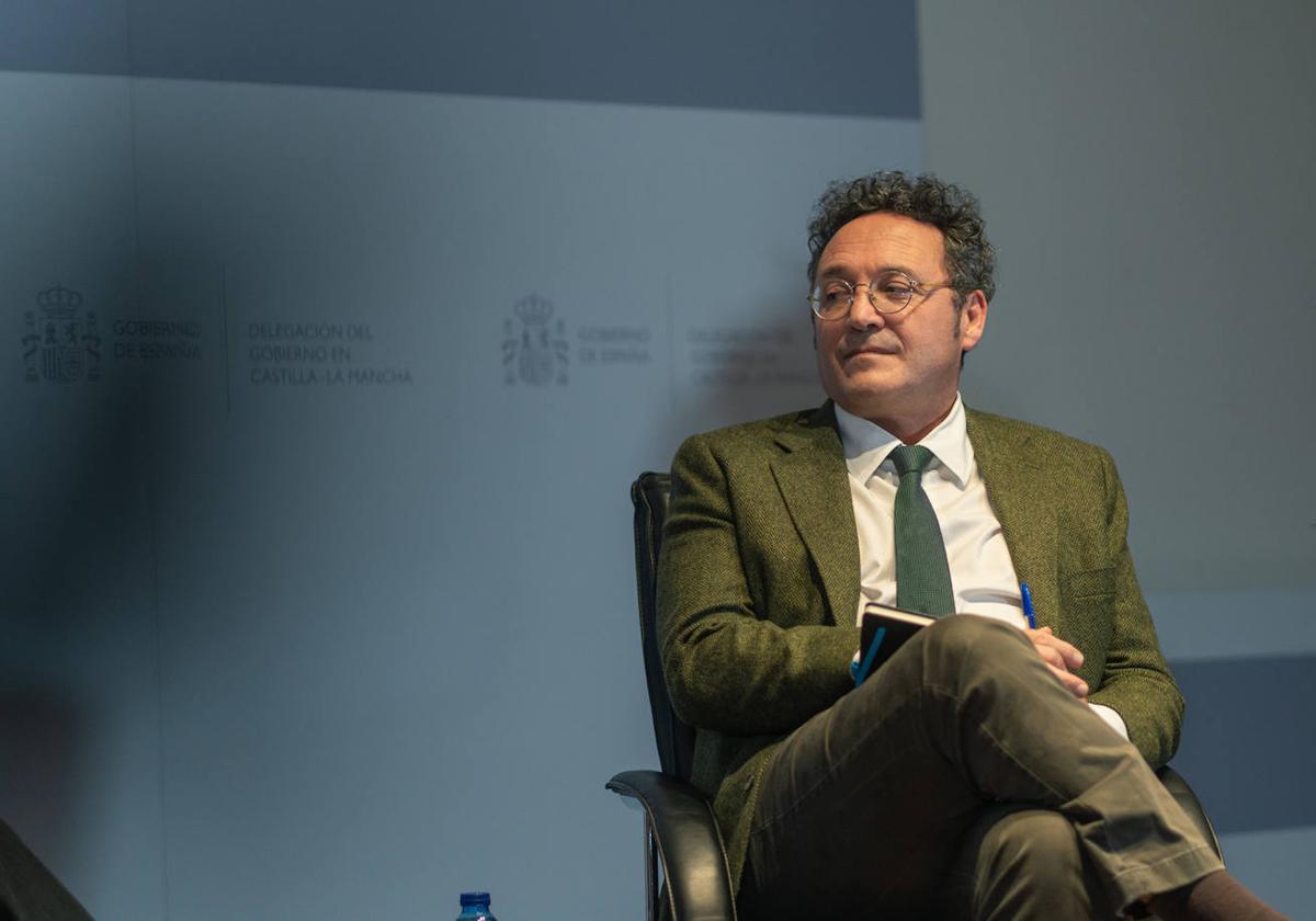 El fiscal general del Estado, Álvaro García Ortiz, durante el acto en homenaje a la Constitución.