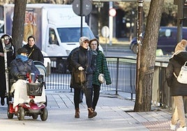 Imagen de la mañana fría de este lunes, 13 de enero, en la provincia que, este martes, se libra del aviso por frío.