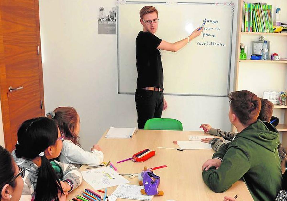 Una imagen de una academia de inglés en Salamanca.