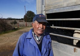 Juanmari Frutos, ganadero y pastor.