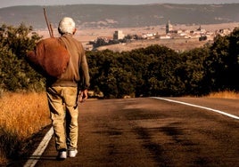 Conrado, camino de Ciudad Rodrigo.