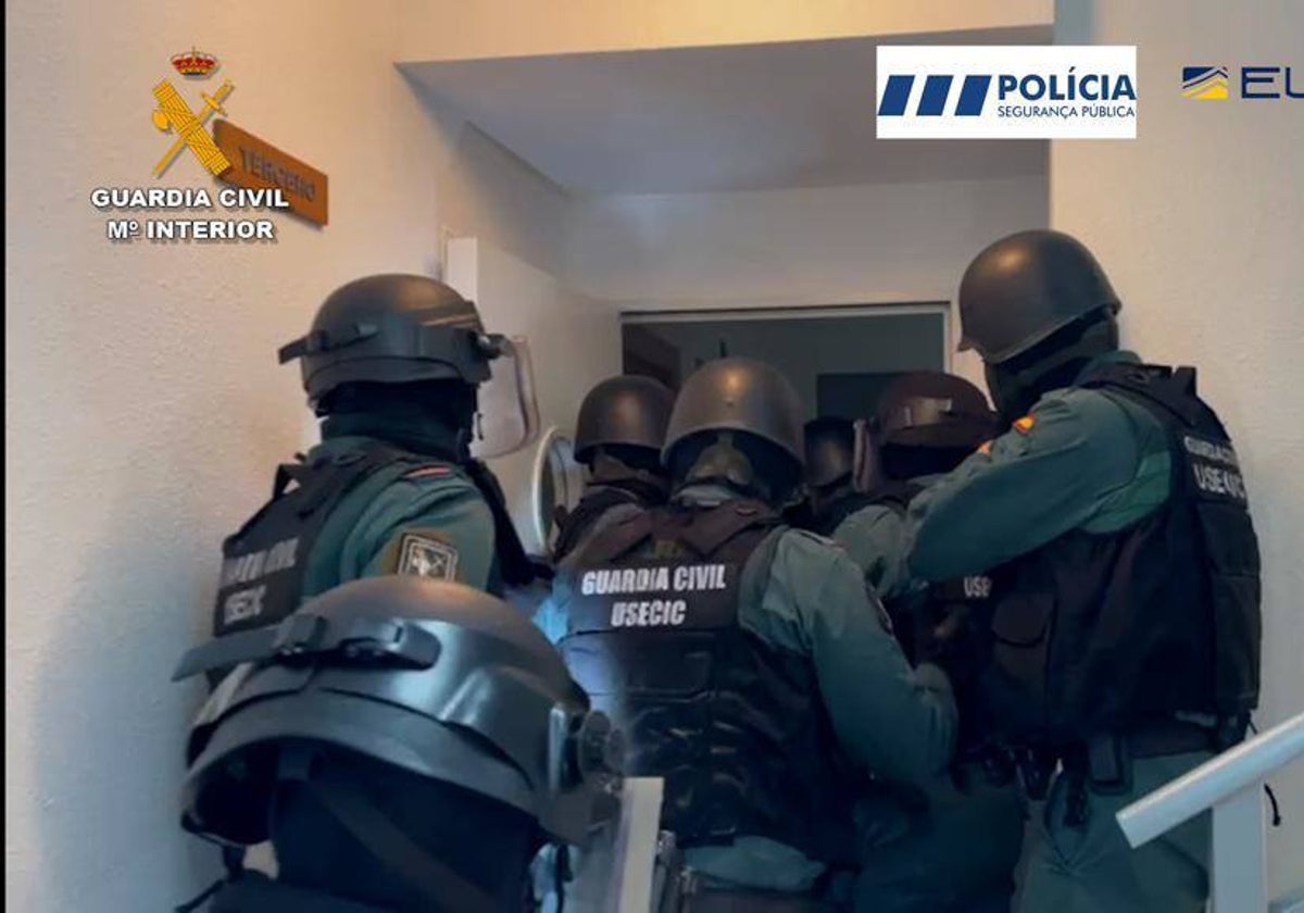 Fotografías de la 'Operación Rovisa' facilitadas por los investigadores.