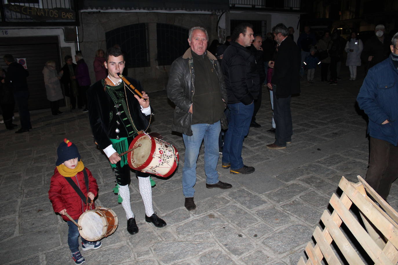 San Antón celebra su día de fiesta en Puerto de Béjar