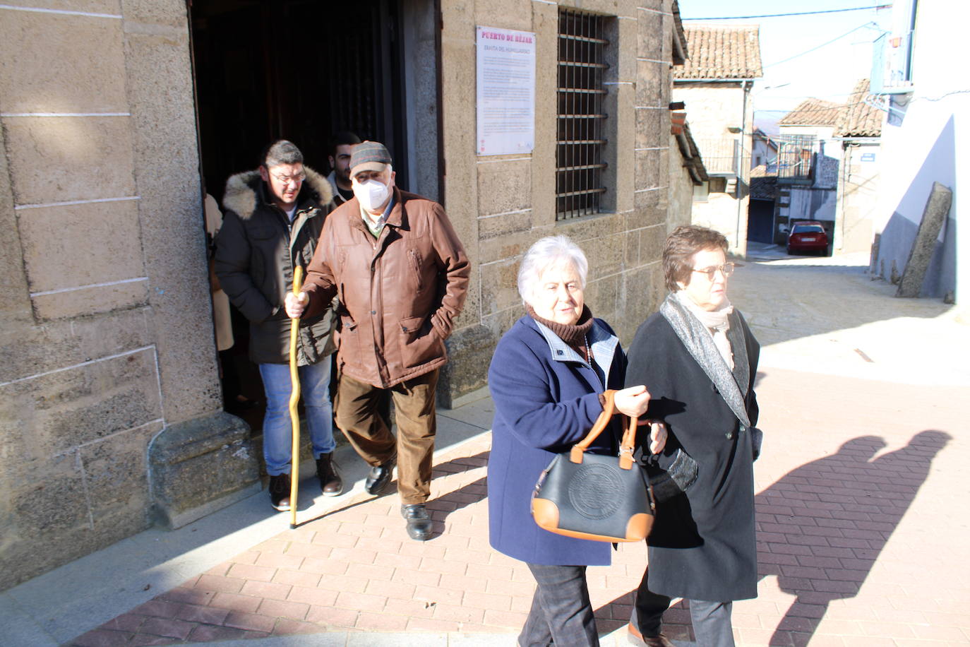 San Antón celebra su día de fiesta en Puerto de Béjar