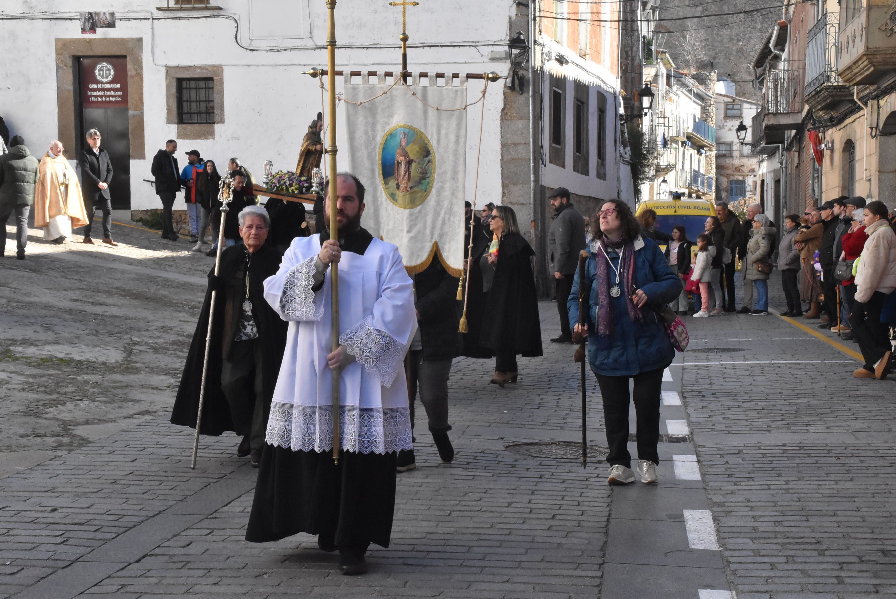 San Antón renueva la protección a los animales en Béjar