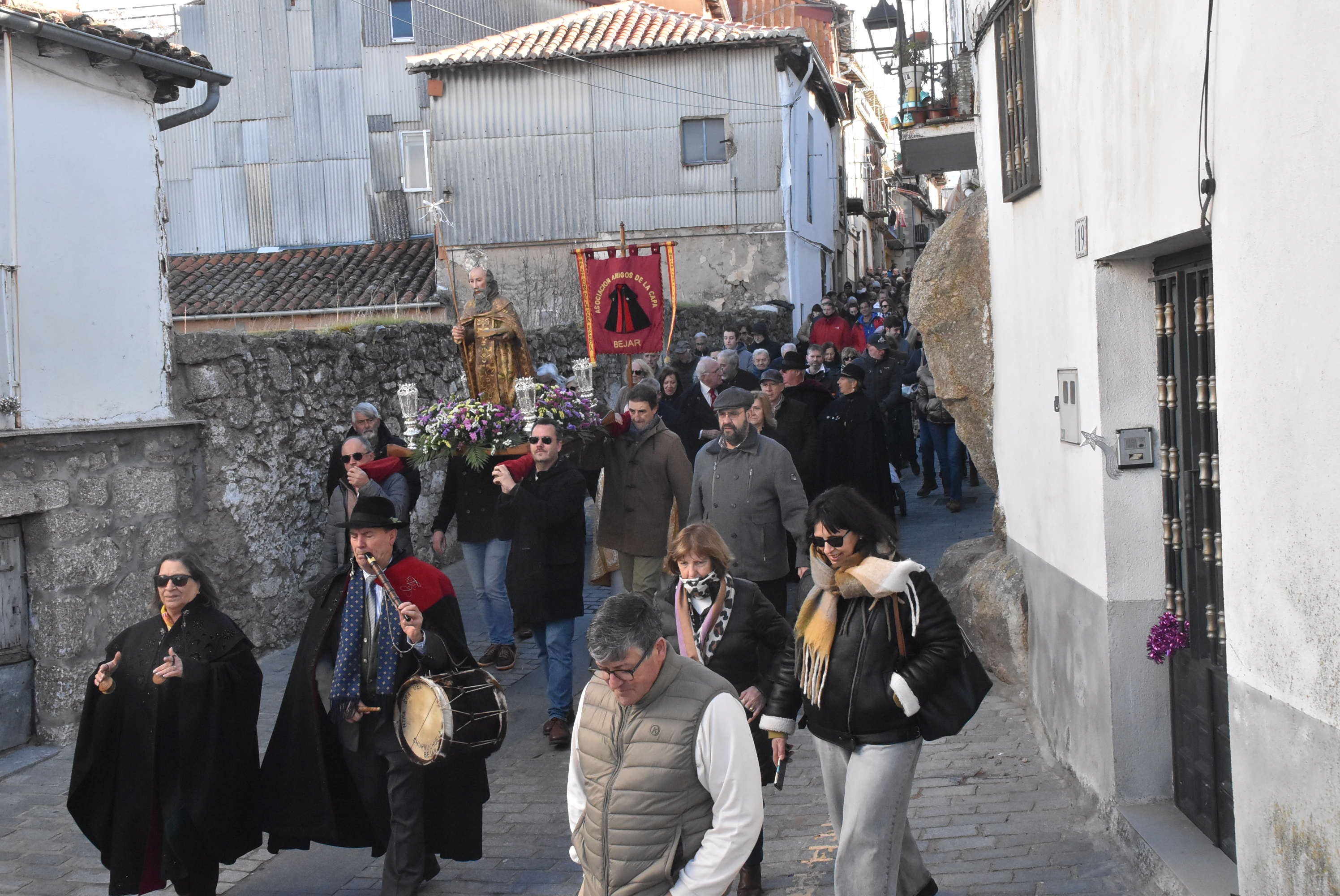 San Antón renueva la protección a los animales en Béjar