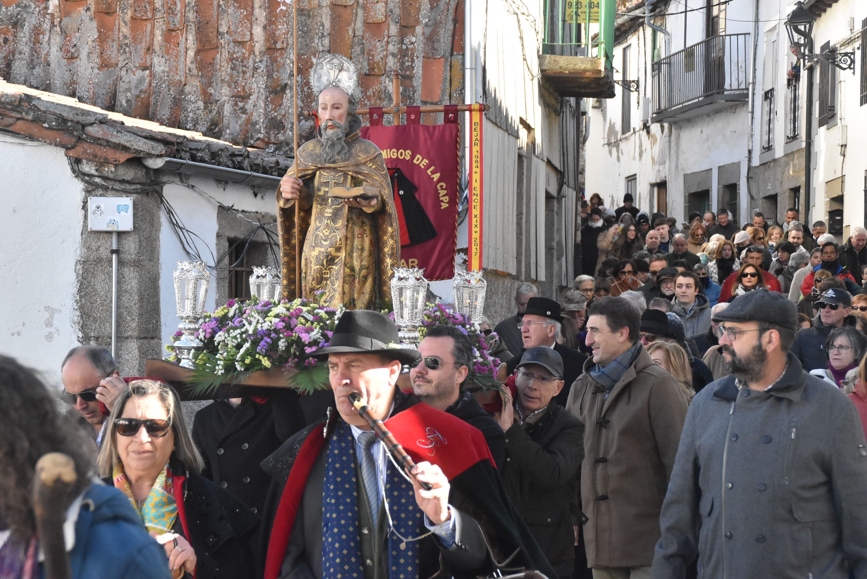 San Antón renueva la protección a los animales en Béjar