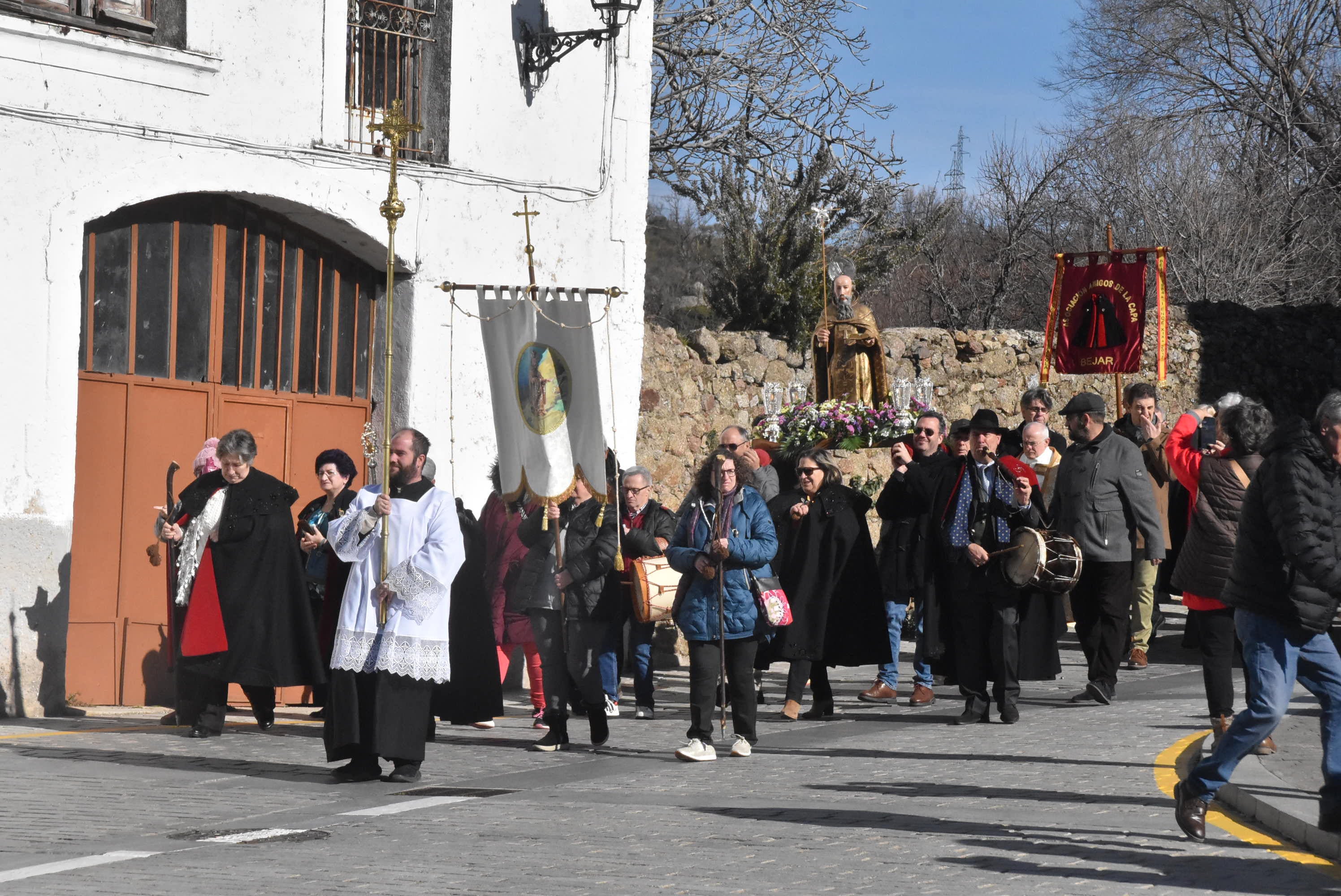 San Antón renueva la protección a los animales en Béjar