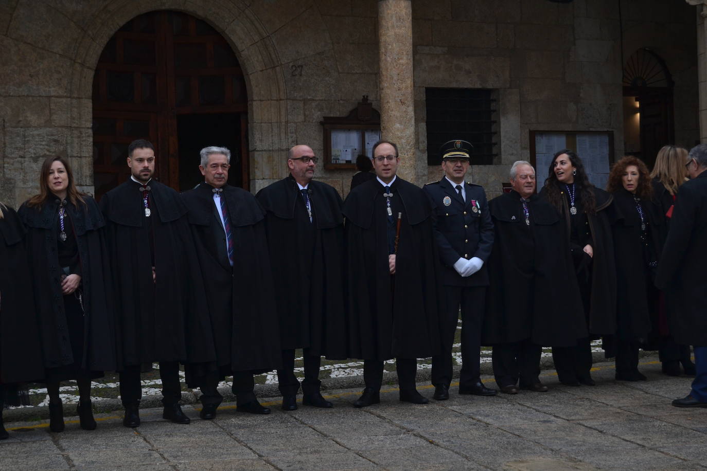 Populosa procesión del patrón de Ciudad Rodrigo