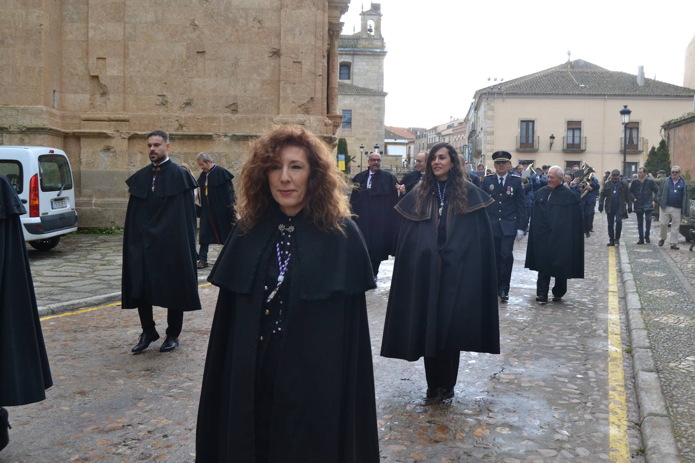 Populosa procesión del patrón de Ciudad Rodrigo