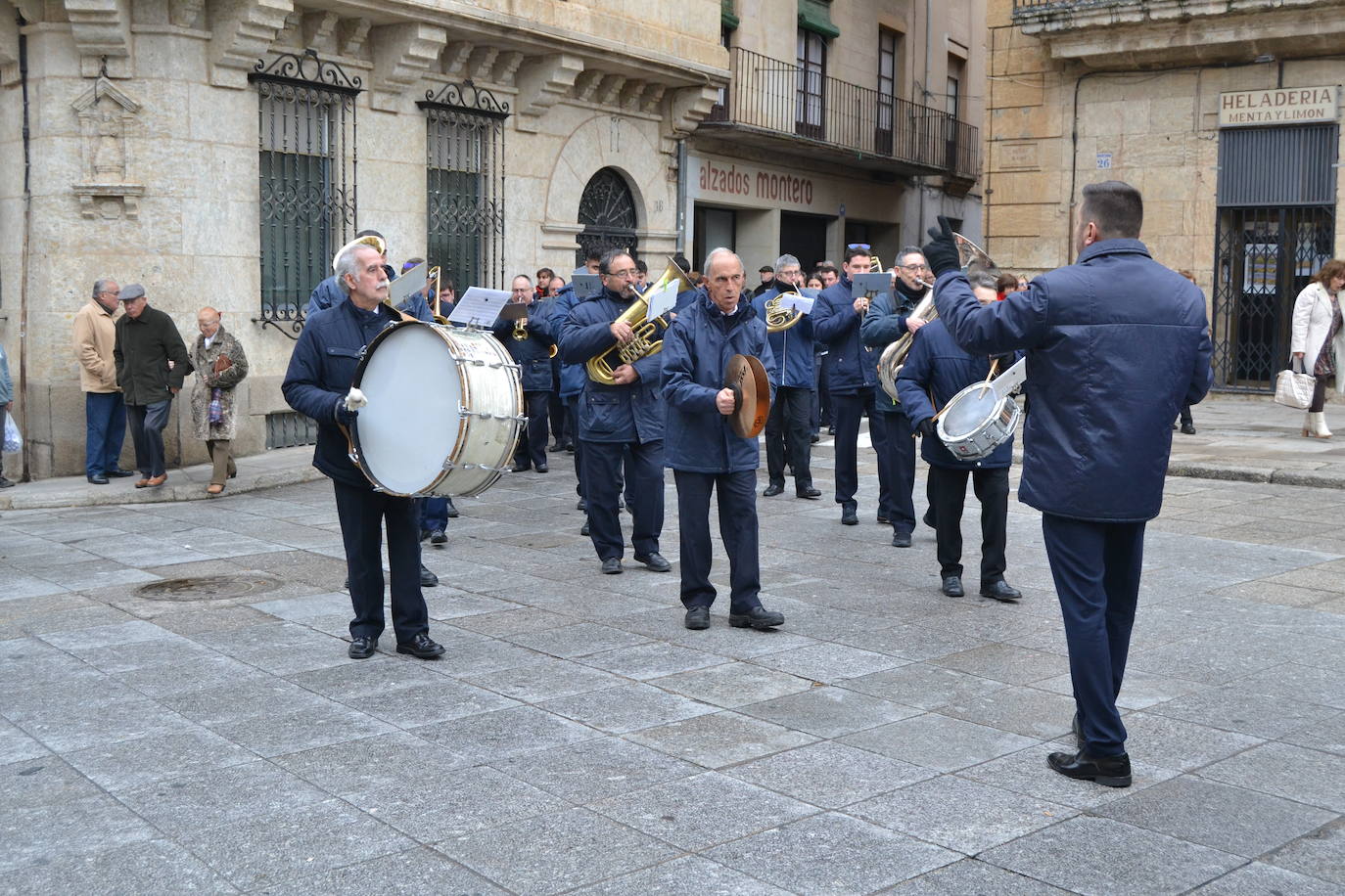 Populosa procesión del patrón de Ciudad Rodrigo