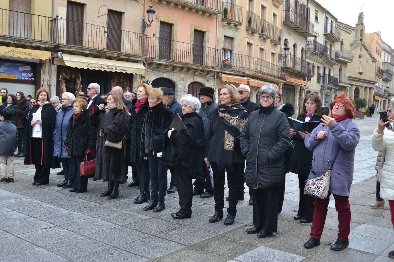 Populosa procesión del patrón de Ciudad Rodrigo