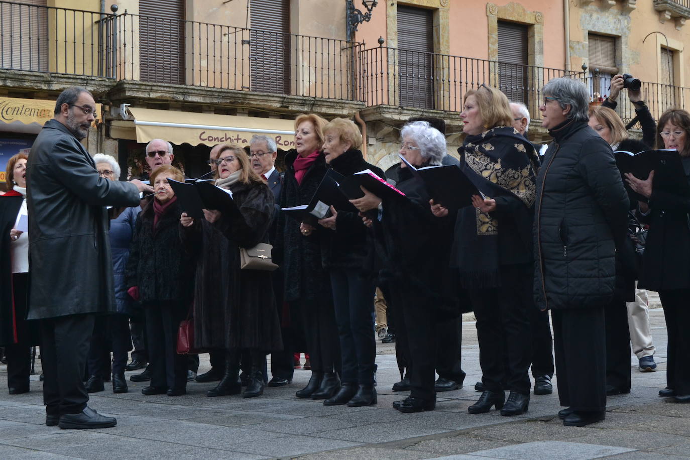 Populosa procesión del patrón de Ciudad Rodrigo