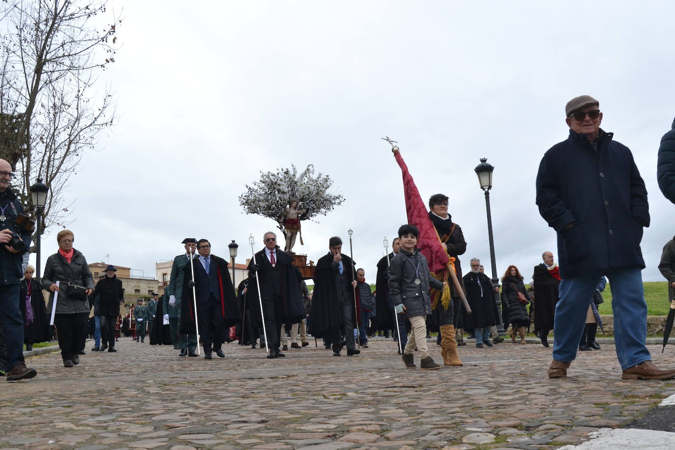 Populosa procesión del patrón de Ciudad Rodrigo