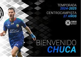 Imagen con la que Unionistas ha anunciado el fichaje de Chuca.