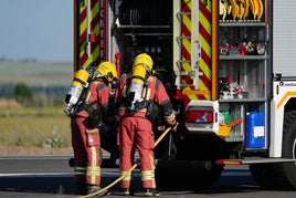 Bomberos de la Diputación de Salamanca.