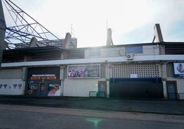 Vista exterior del estadio Helmántico.