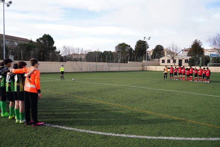 Emotivo minuto de silencio en memoria de Joaquín Ramos Marcos del fútbol base salmantino