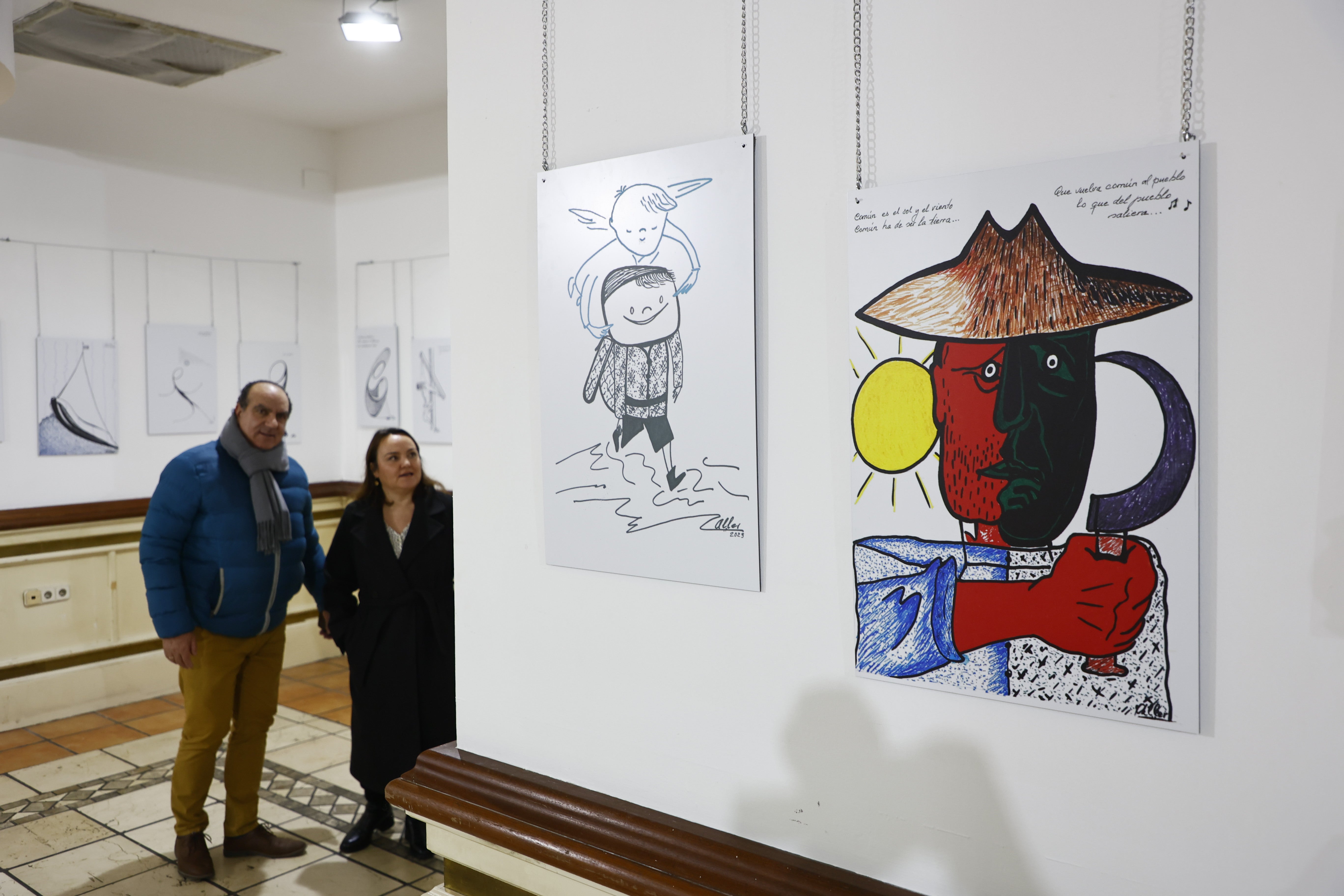 La sugerente exposición de Vialia Estación de Salamanca: cuando el arte se convierte en vía de escape