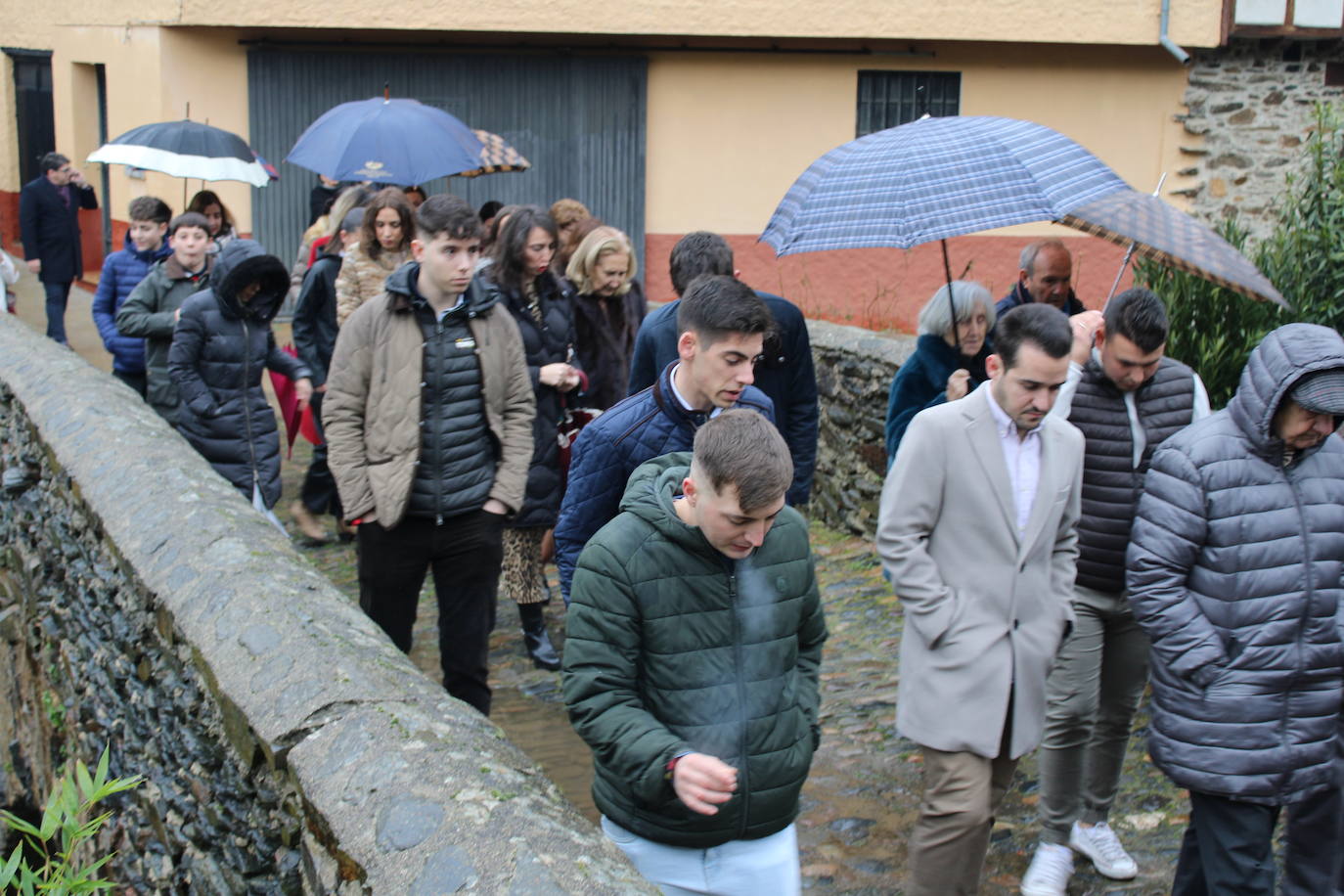 San Valerio, valiente frente a la lluvia