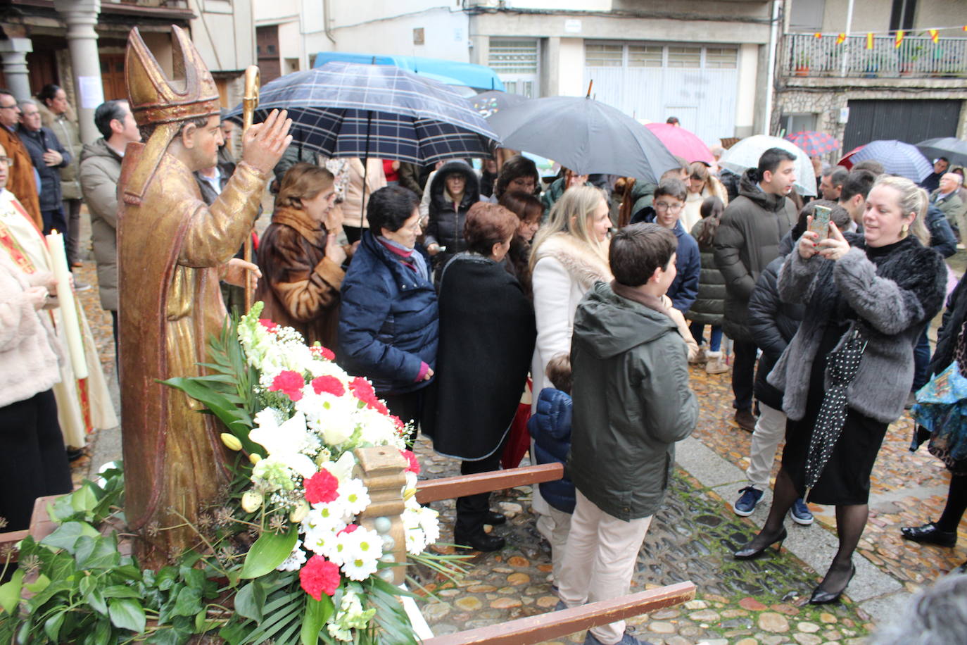 San Valerio, valiente frente a la lluvia