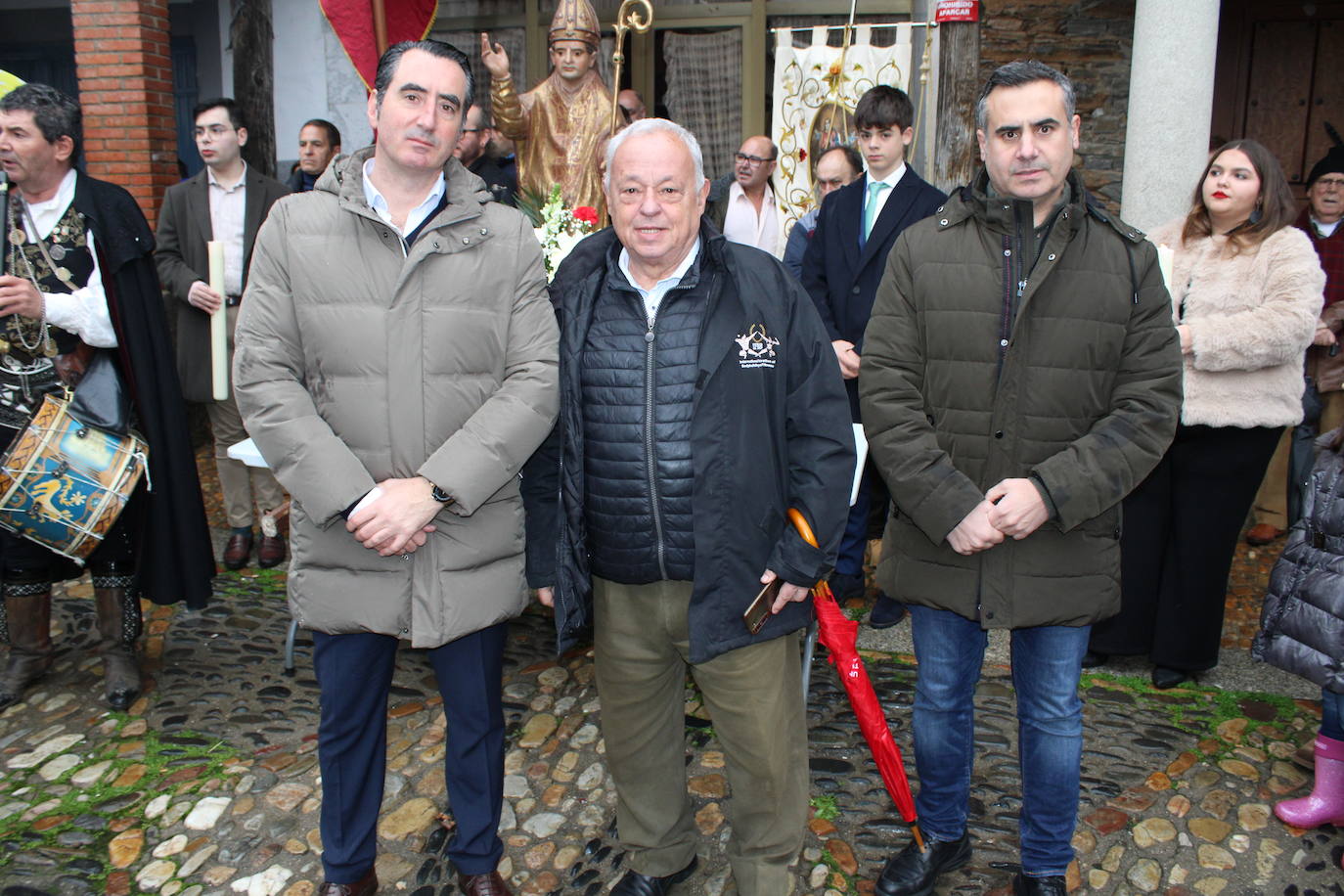 San Valerio, valiente frente a la lluvia