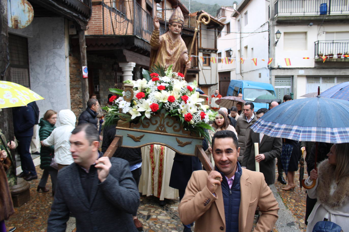 San Valerio, valiente frente a la lluvia