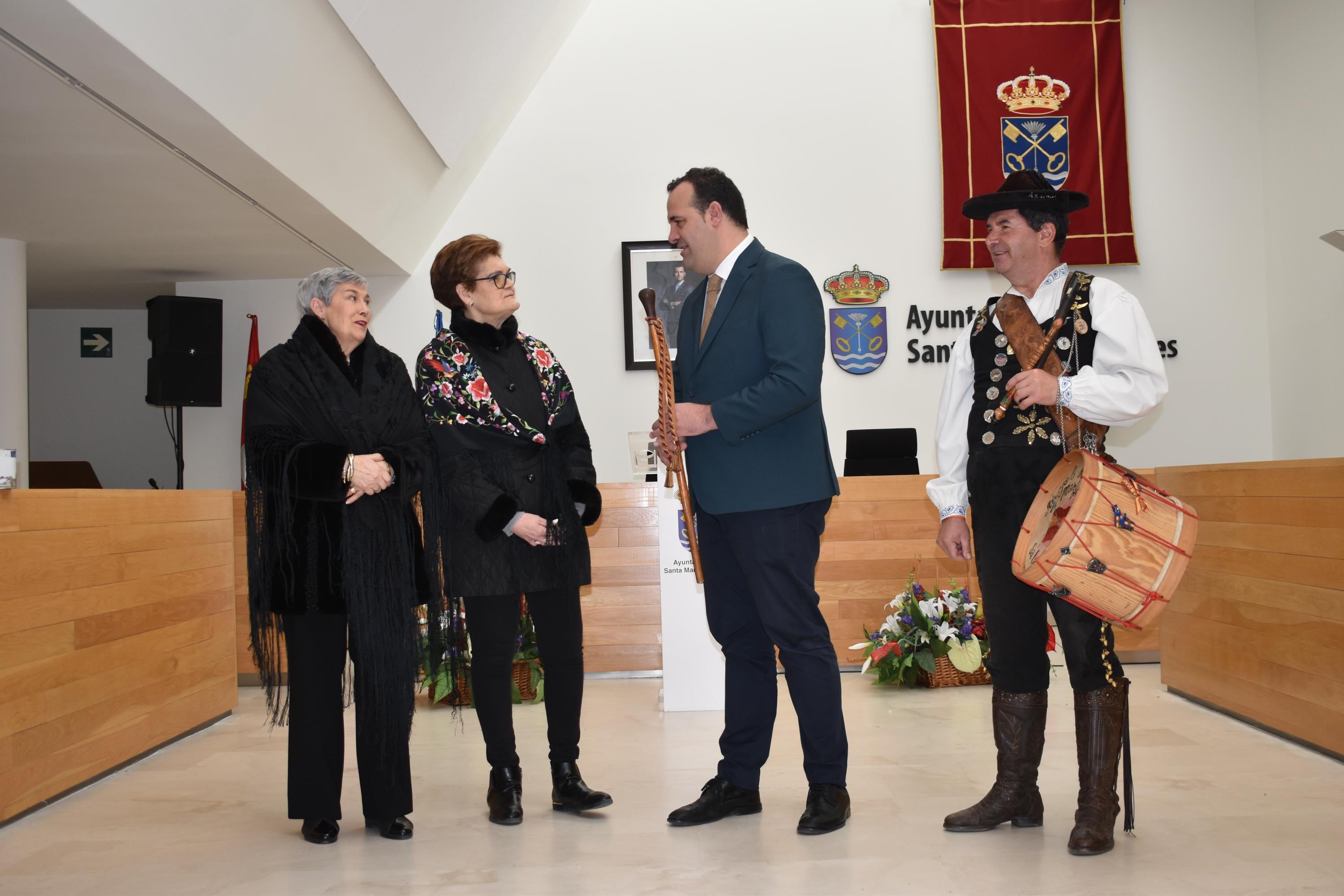 Así han recibido el bastón de mando las águedas de Santa Marta