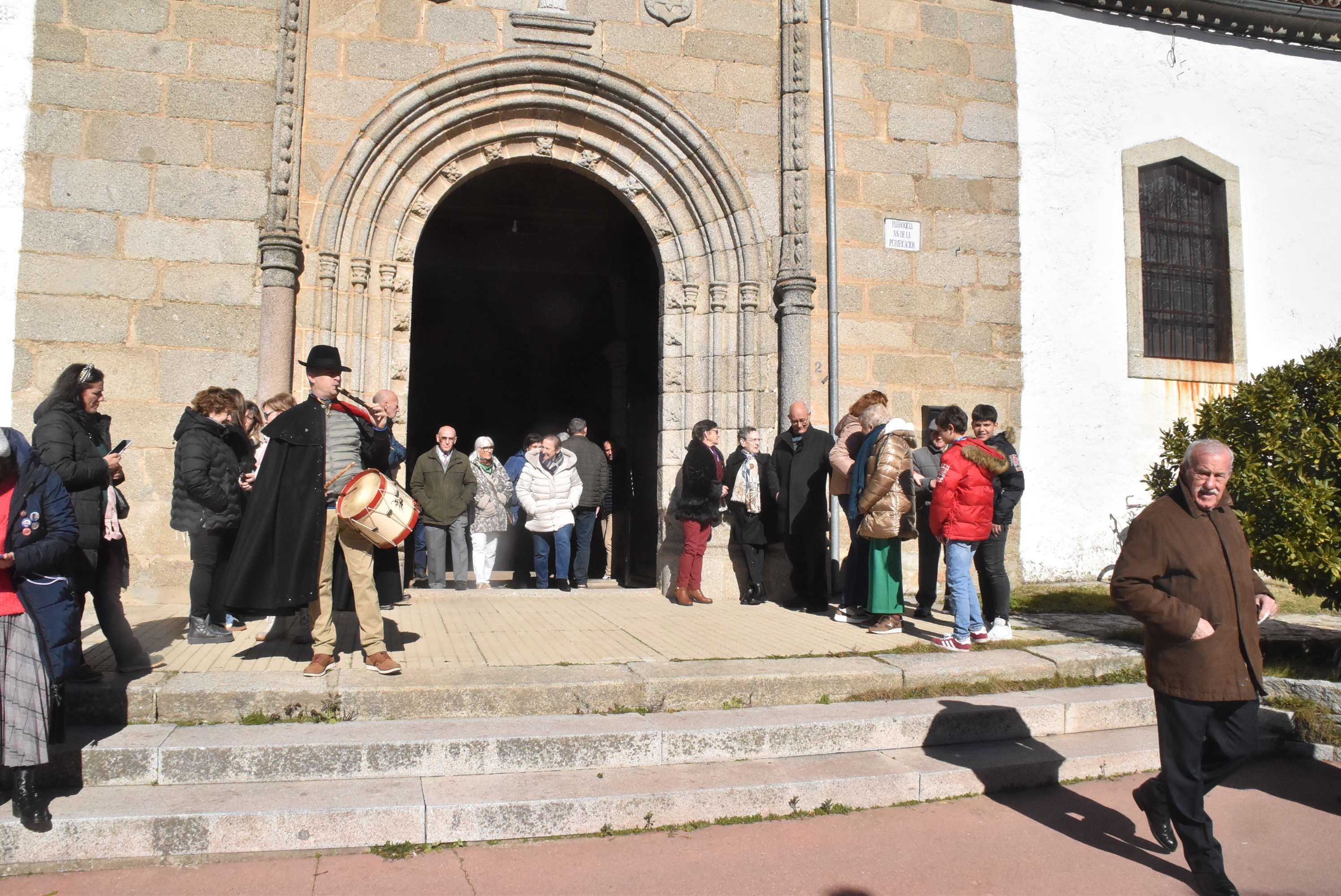 El buen tiempo acompaña a San Blas en su festividad en Fuentes de Béjar