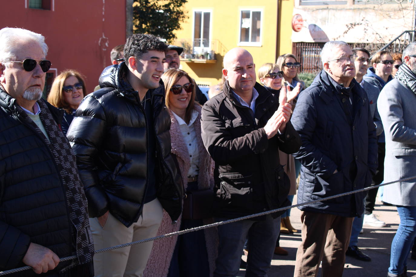 El sol acompaña la primera matanza de Guijuelo del año