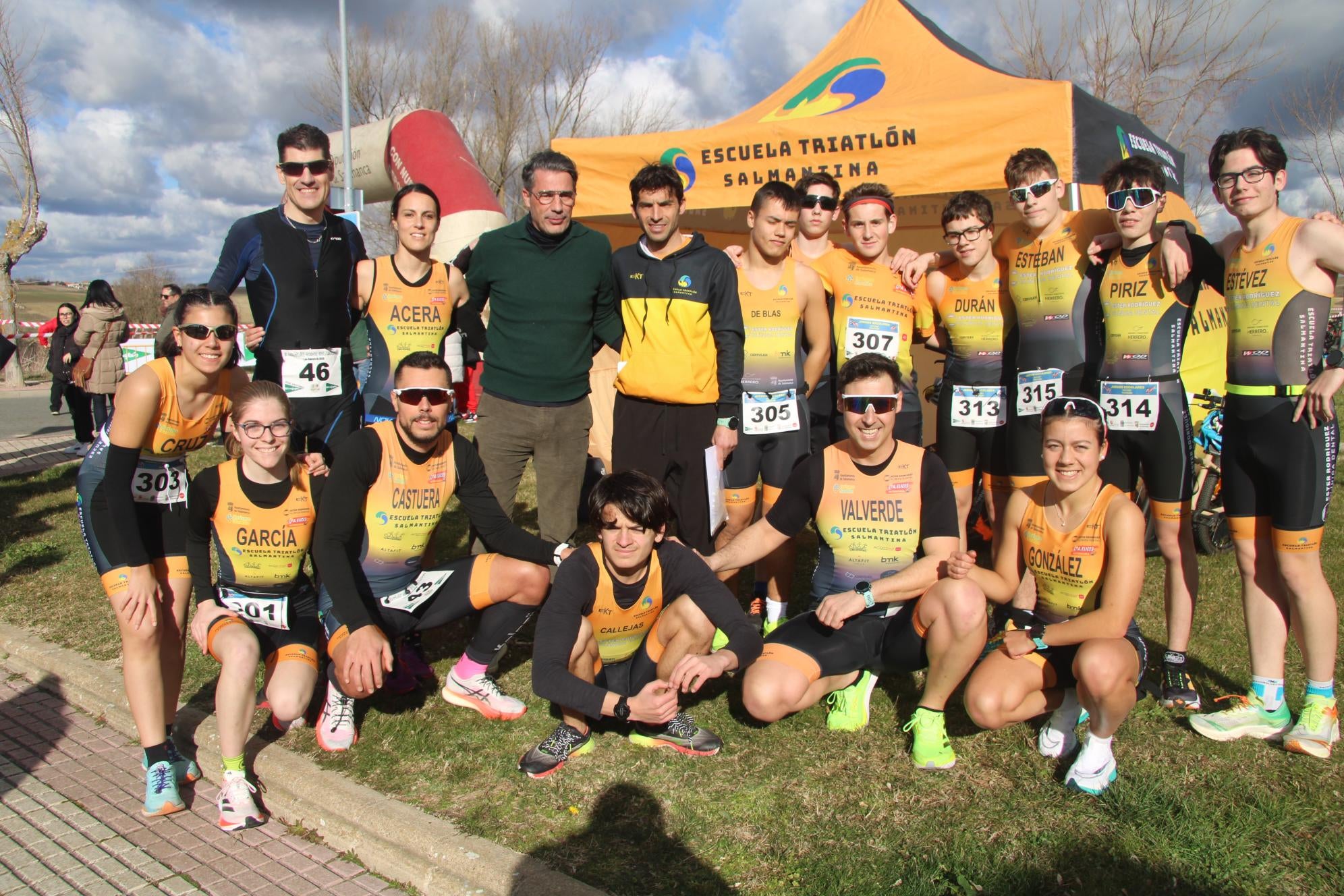 Rodríguez y pierna, ases del duatlón en Villamayor