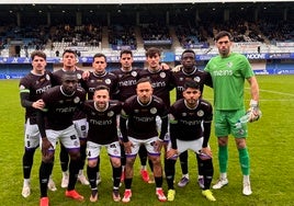 Once titular del Salamanca UDS en el Román Suárez Puerta.