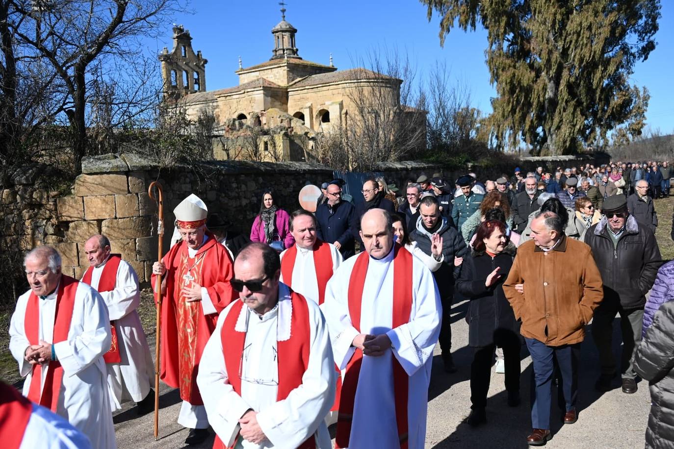 Ciudad Rodrigo despliega su devoción a San Blas en Sanjuanejo