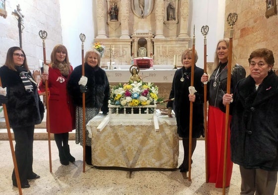 Honores a Santa Águeda en la comarca de Peñaranda