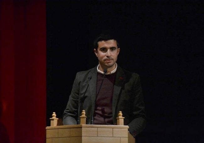 Víctor Herrero en la presentación del festejo