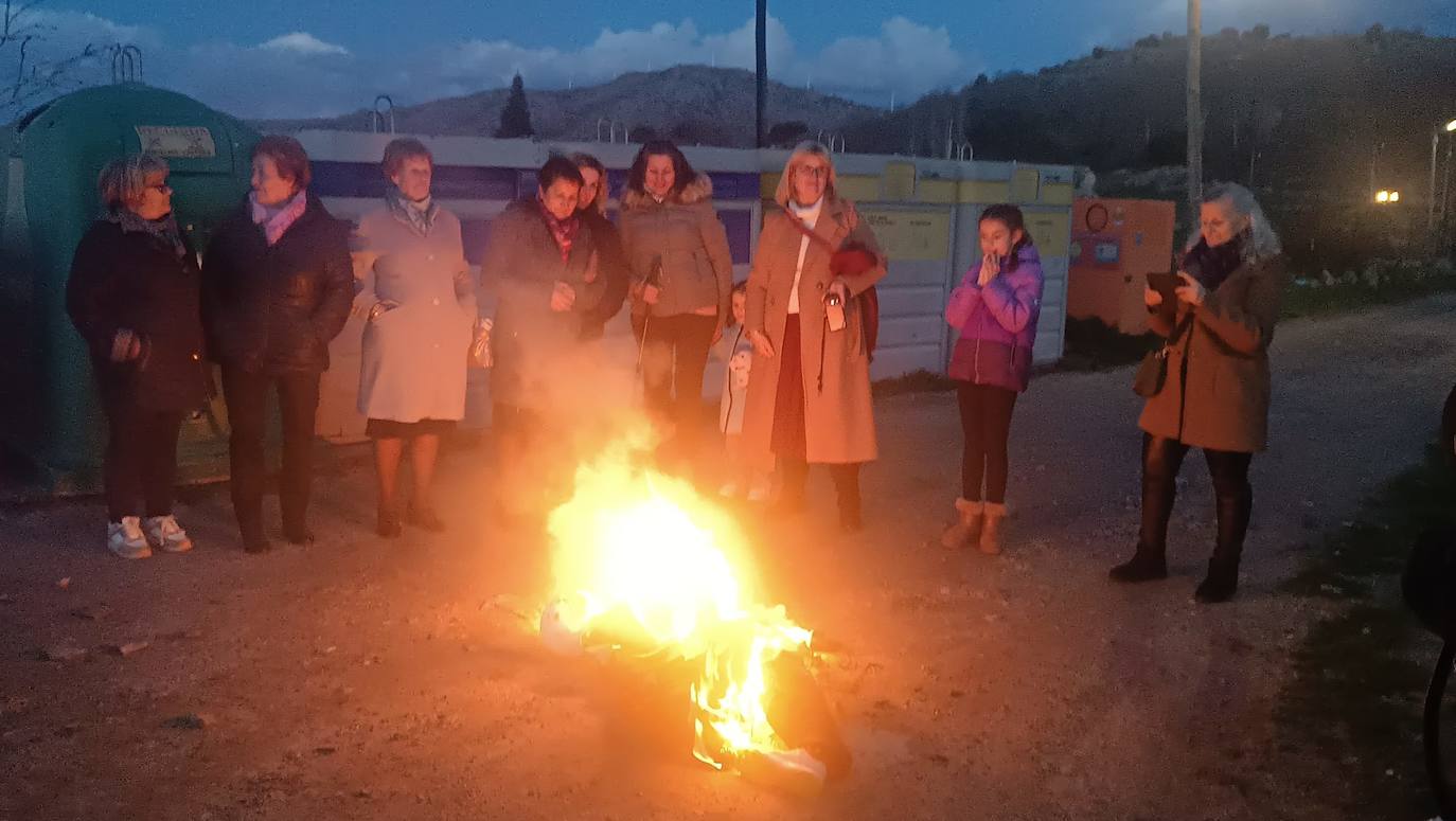 Animada celebración de águedas en Sanchotello