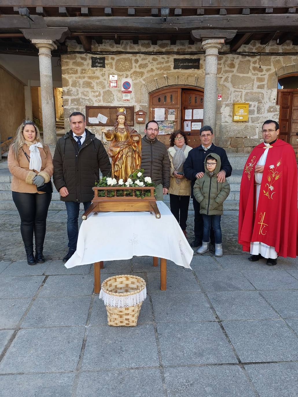 San Esteban de la Sierra honra a Santa Águeda