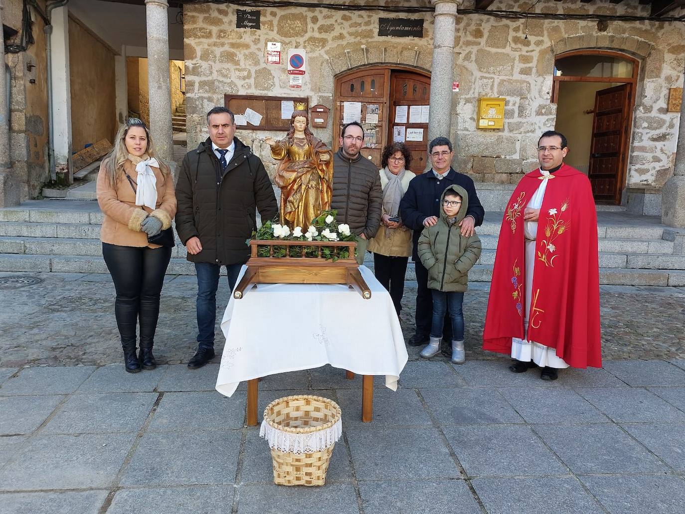 San Esteban de la Sierra honra a Santa Águeda