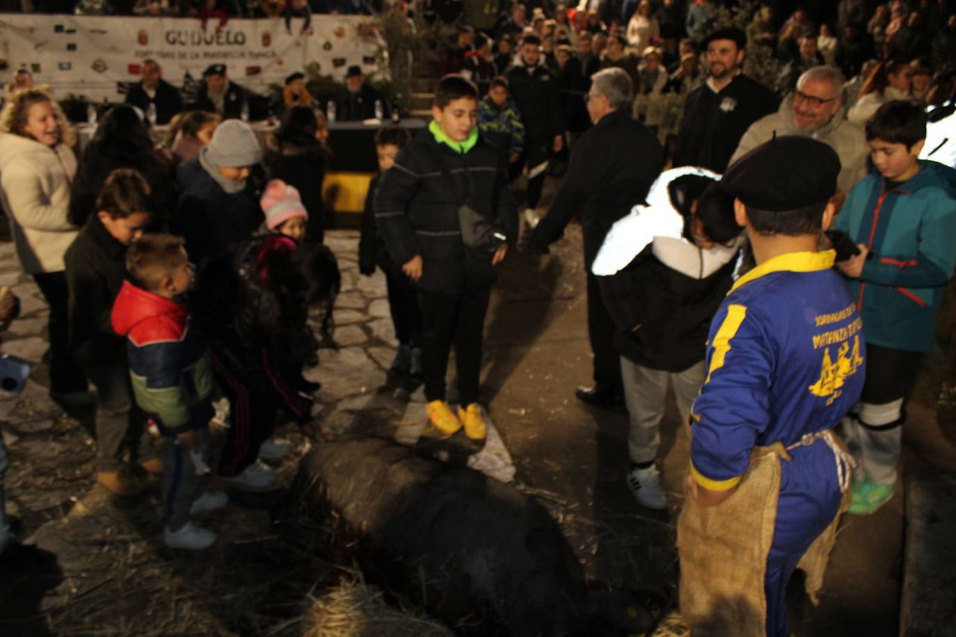 Guijuelo disfruta de su matanza nocturna