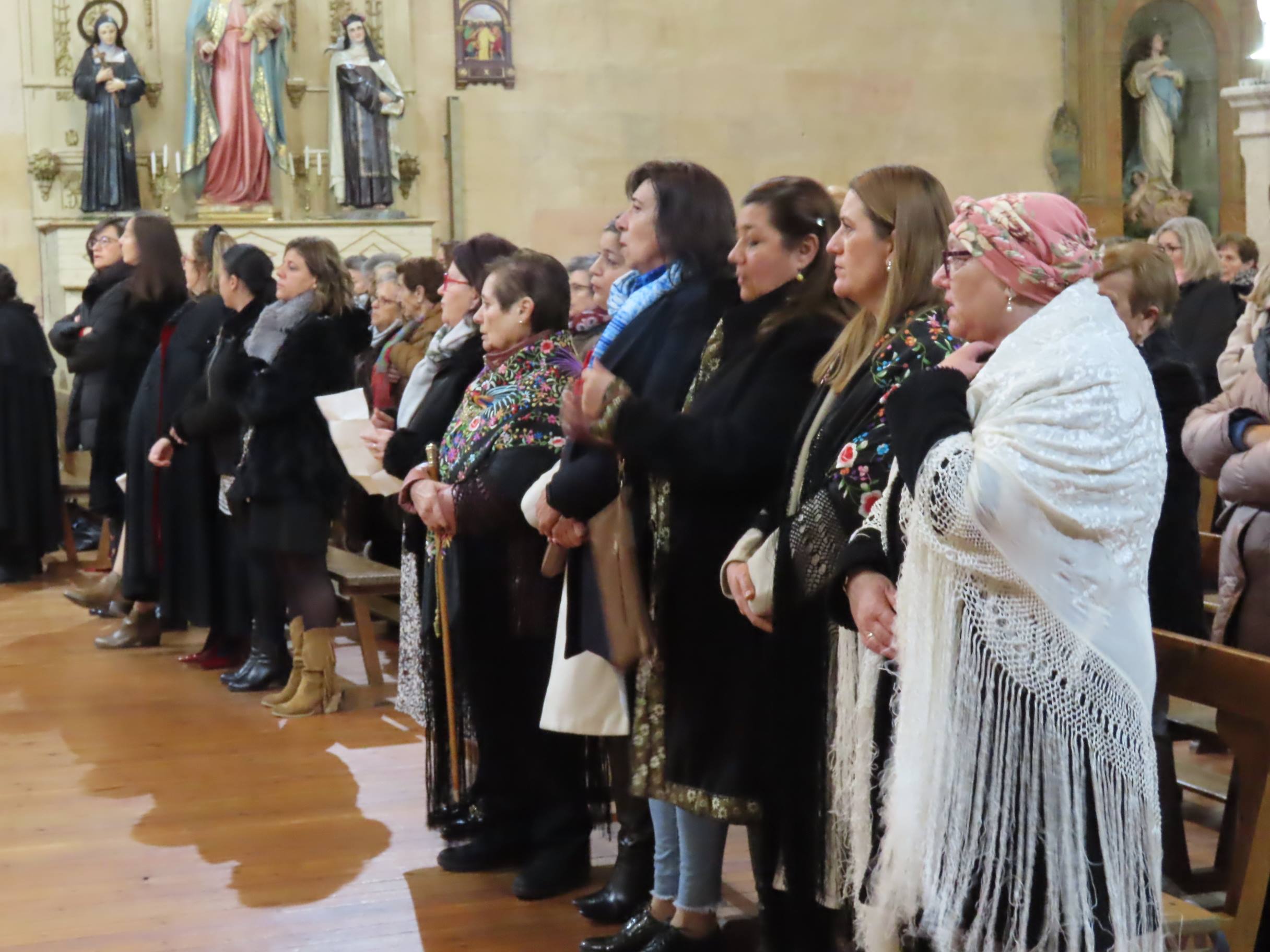 Una aguedera mayor, 63 mujeres y 14 mayordomas en Babilafuente