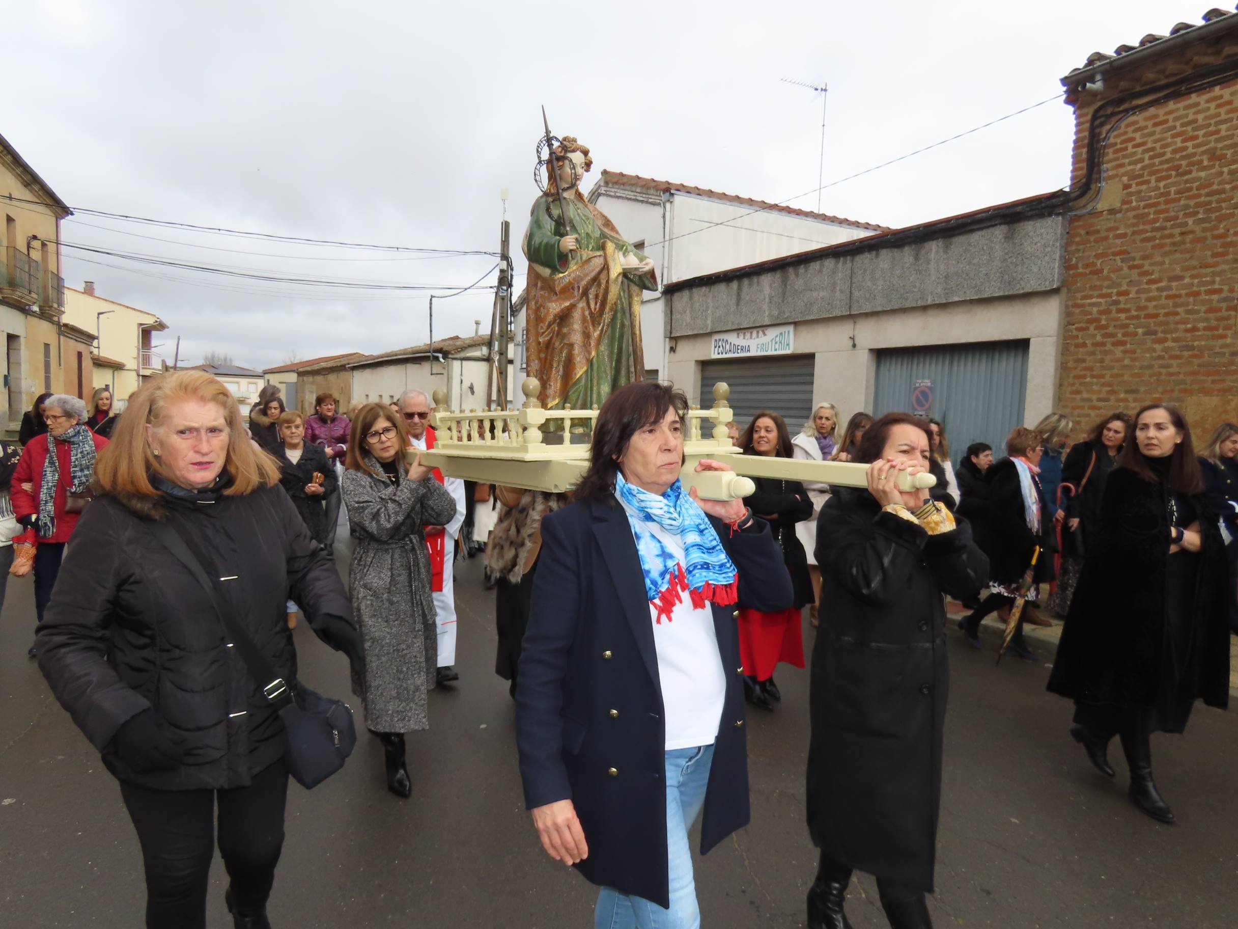 Una aguedera mayor, 63 mujeres y 14 mayordomas en Babilafuente