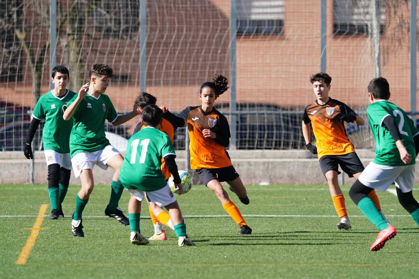 Las mejores imágenes de la jornada 15 de futbol base